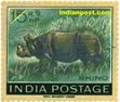 INDIAN RHINOCEROS 0460 Indian Post