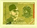 S.C. BOSE AND INA BADGE 0482 Indian Post