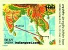 MAP OF S.E. ASIA SHOWING CABLE ROUTE 1031 Indian Post