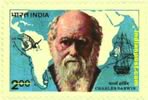 DARWIN AND MAP OF VOYAGE 1085 Indian Post