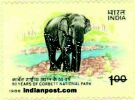 INDIAN ELEPHANT DES 1224 Indian Post