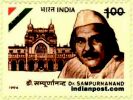 DR. SAMPURNANAND 1566 Indian Post
