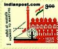 HOMAGE TO MARTYRS 1803 Indian Post