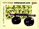INDIAN MUSICAL INSTRUMENTS (VEENA) 1826 Indian Post