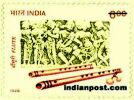 INDIAN MUSICAL INSTRUMENTS (FLUTE) 1827 Indian Post